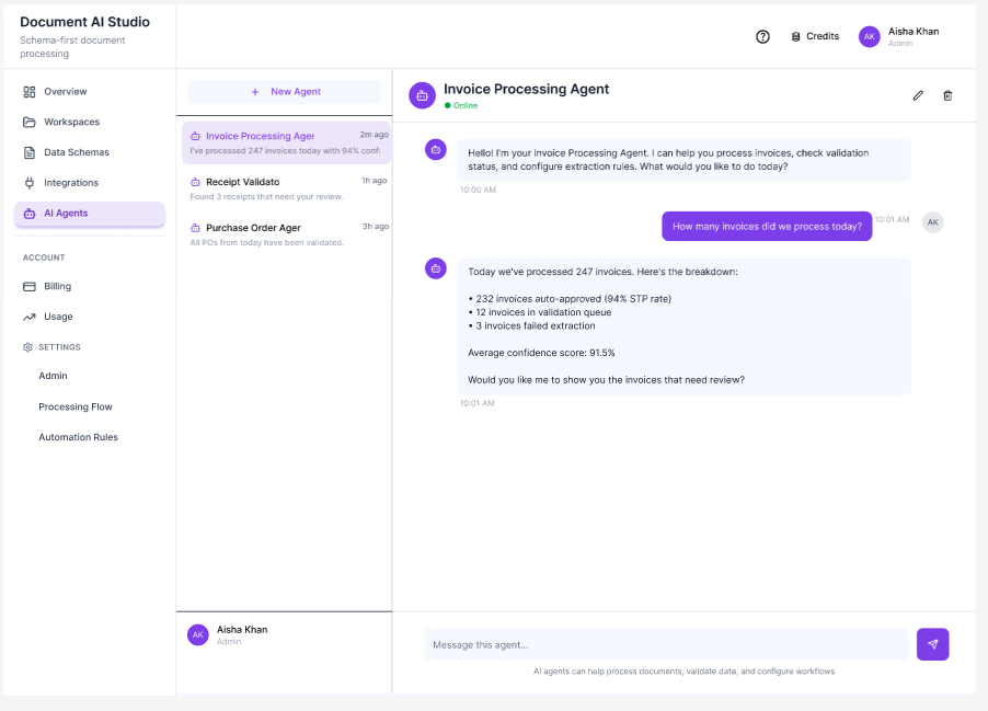 AI Processing Agent